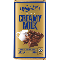 Whittaker's creamy milk block 250G