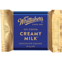 Whittaker's Milk Chocolate Hospitality Squares 10.5G 300 Pack