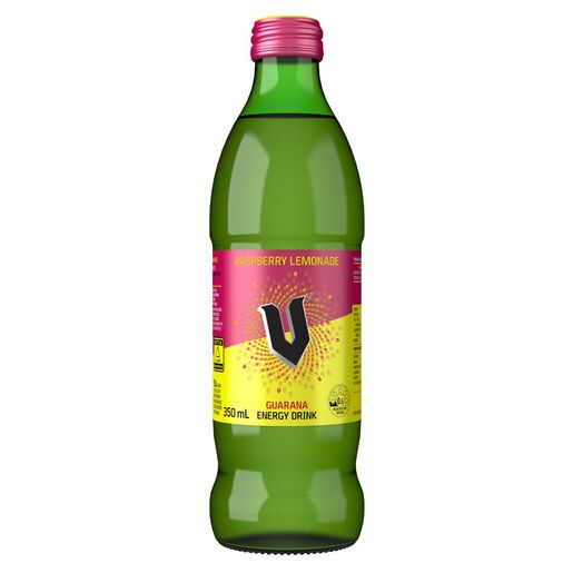 V Raspberry Lemonade Glass Bottle 350 ML