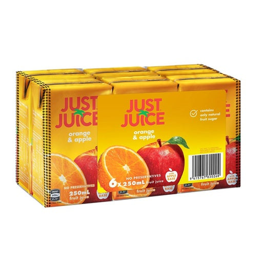 Just Juice Orange & Apple Tetra 250 ML 6-pack