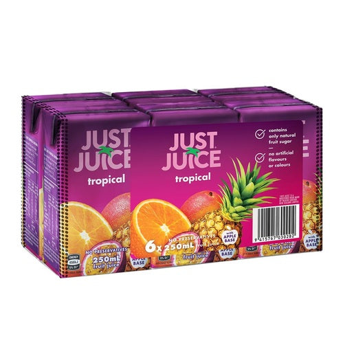 Just Juice Tropical Tetra 250 ML 6-pack