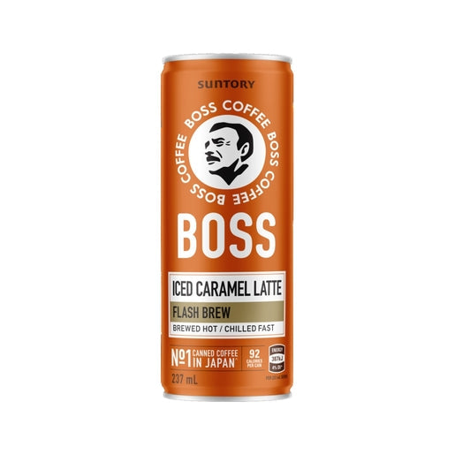 Boss Iced Caramel Latte Can 237 ML