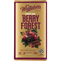 Whittaker's Berry Forest Creamy Milk Chocolate Block 250G