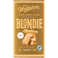Whittaker's Blondie Caramelised White Chocolate Block 250G