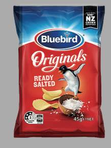 Bluebird originals ready salted 45G