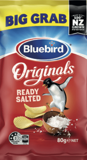 Bluebird originals ready salted 80G