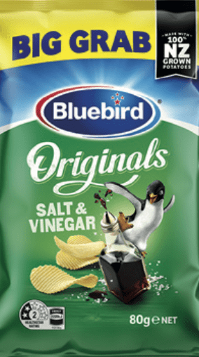 Bluebird Originals Salt & Vinegar 80G