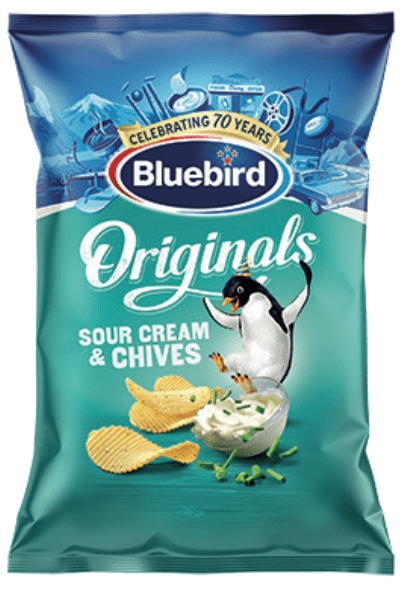 Bluebird Originals Sour Cream & Chives 150G
