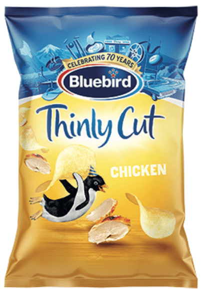 Bluebird Thinly Cut Chicken 140G