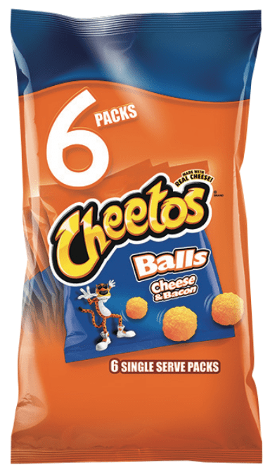 Cheetos Cheese & Bacon Balls 6-pack 102G
