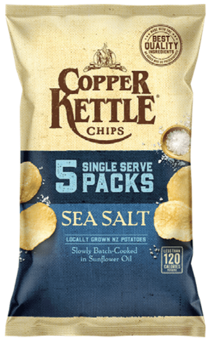 Copper Kettle Sea Salt 5-pack 110G