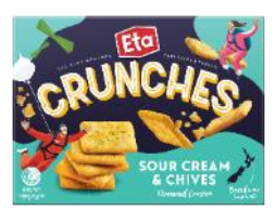 ETA Crunches Sour Cream & Chives 160g