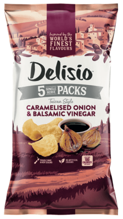 Delisio Caramelised Onion 5-pack 90G