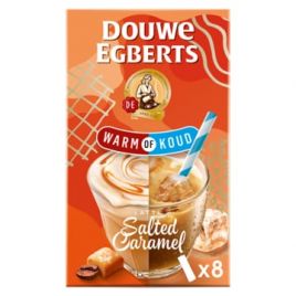 Douwe Egberts Latte salted caramel delicious warm or cold instant coffee - Global Temptations Limited