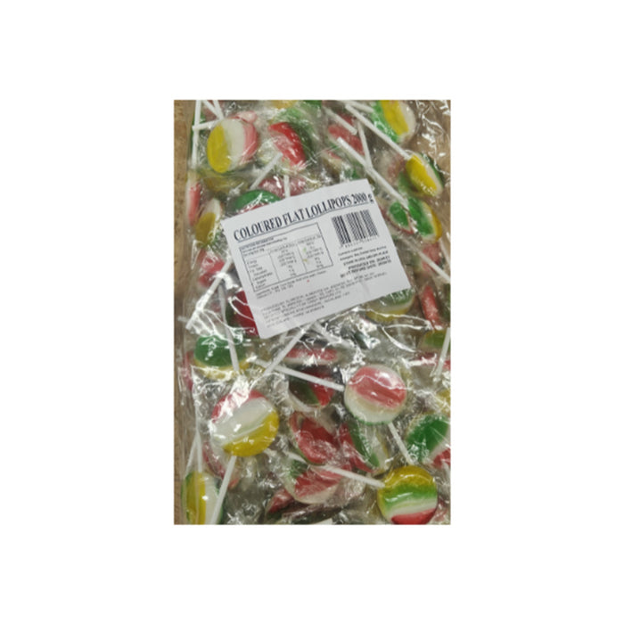 Florestal Coloured Flat Lollipops 2kg