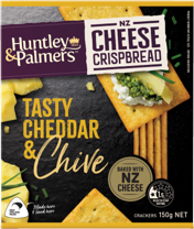 Huntly & Palmers Cheese Crisp Bread Tasty Chive 150G