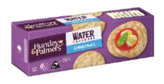 Huntly & Palmers Water Cracker Original 125G