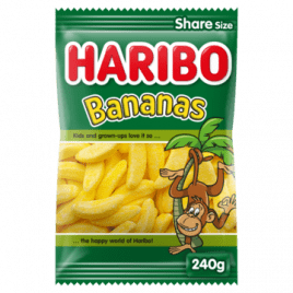 Haribo Bananas share size - Global Temptations Limited
