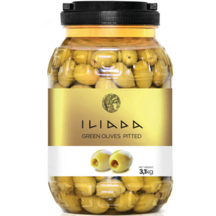 Iliada Green Pitted Olives 3kg