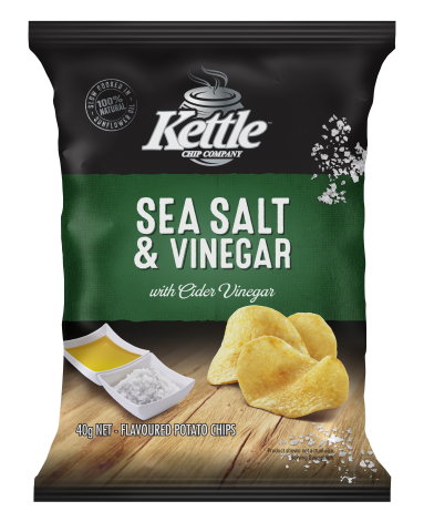 Kettle Chip Company Salt & Vinegar 40g