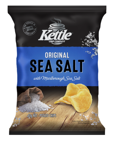 Kettle Chip Company Sea Salt 40g