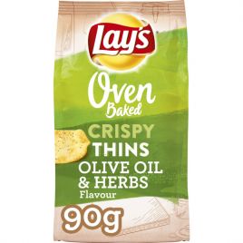 Lays Oven baked crunchy olive and herbs biscuits - Global Temptations Limited