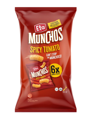 Munchos Multi Spicy Tomato 6-pack 84g