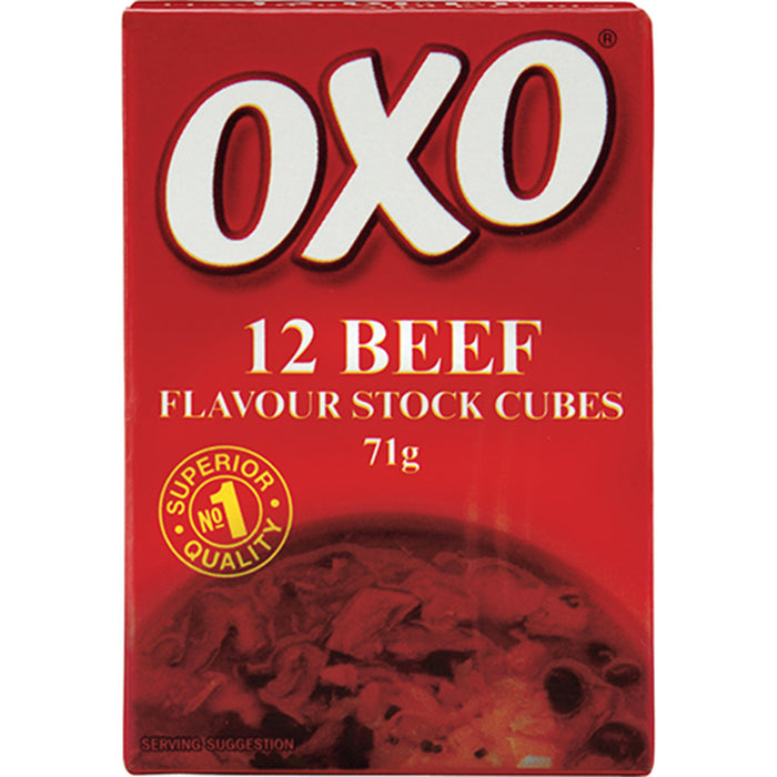 Oxo Beef Flavour Stock Cubes 71g