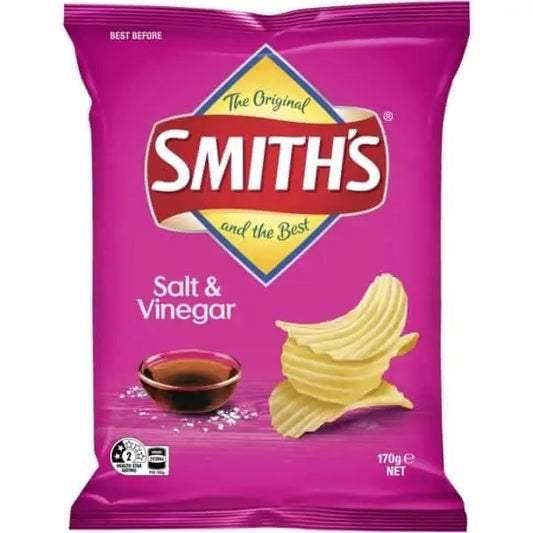 Smiths Crinkle Cut Salt & Vinegar 170G