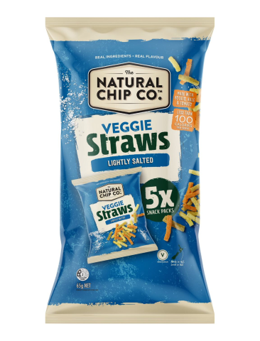 Veggie Straws Multi Lightly Salted 5-pack 65g