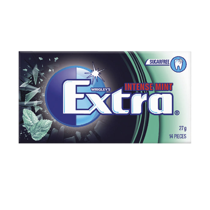 Wrigley's Extra Intense Mint Sugar Free Chewing Gum