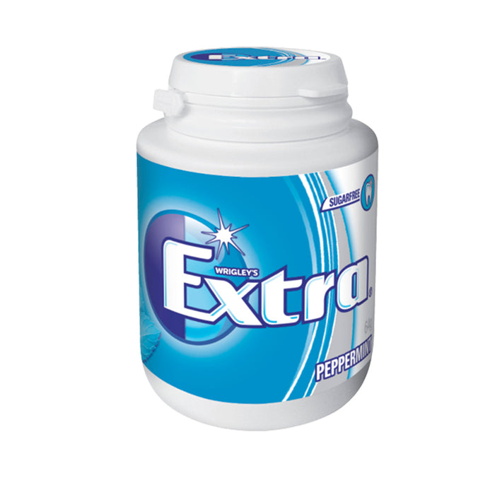 Wrigley's Extra Peppermint Sugar Free Chewing Gum Bottle