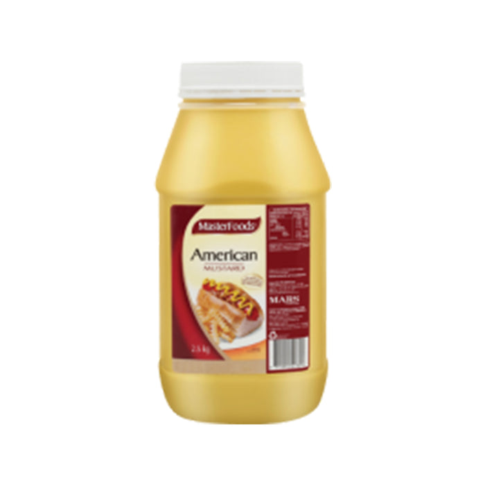 Masterfoods American Ready Mustard 2.5KG