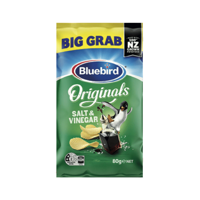 Bluebird Originals Salt & Vinegar 80G