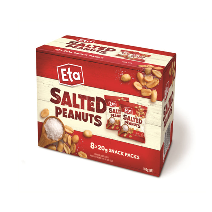 Peanuts Salted 8-pack 160g