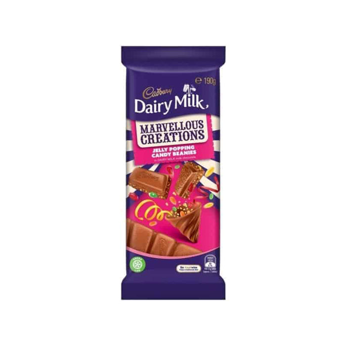 Cadbury marvelous creations jelly popping candy block 190G