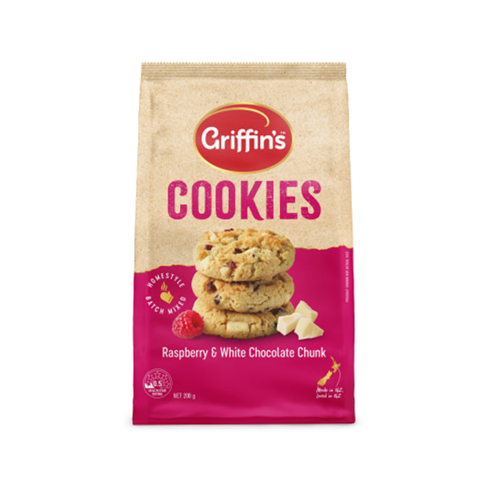 Cookies Raspberry White Chocolate Chunk 200G