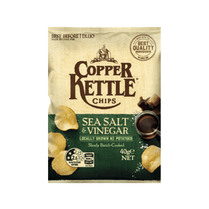 Copper Kettle sea salt & vinegar 40G