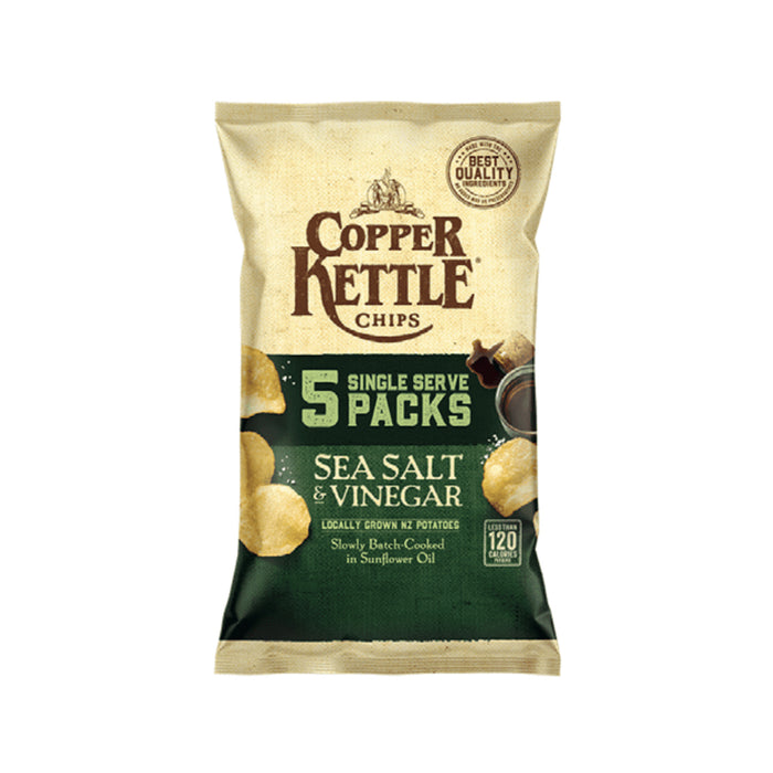 Copper Kettle Sea Salt & Vinegar 5-pack 110G