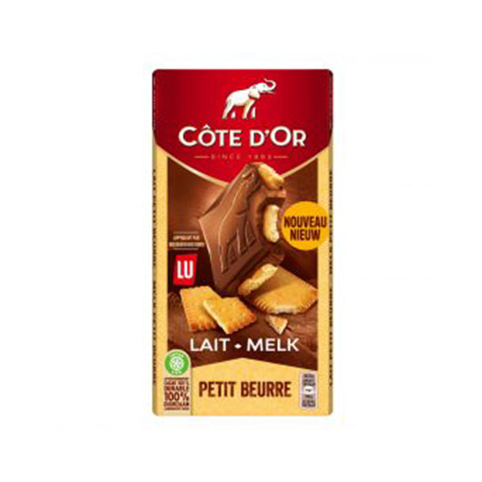 Cote d'Or Chocolate tablet with petit beurre biscuits