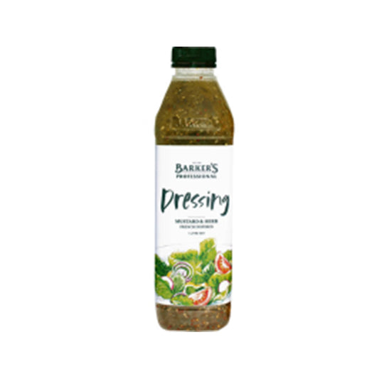 Barker's Mustard & Herb Dressing 1L