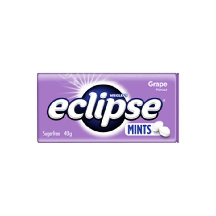 Eclipse Grape Flavour Chewy Mints 40G