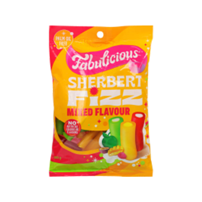 Fabulicious Mixed Flavour Sherbert Fizz 180G