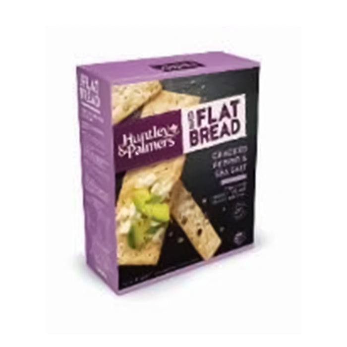 Huntly & Palmers Flat Bread Cracked Pepper Salt 125G Reduced Price