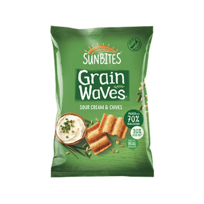 Sunbites Grain Waves Sour Cream & Chives 140G