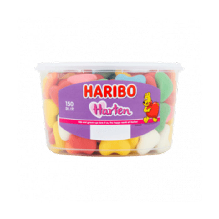 Haribo Hearts tub