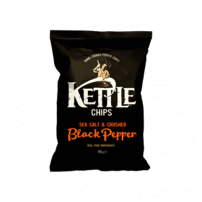 Kettle Sea salt and crushed black pepper chips