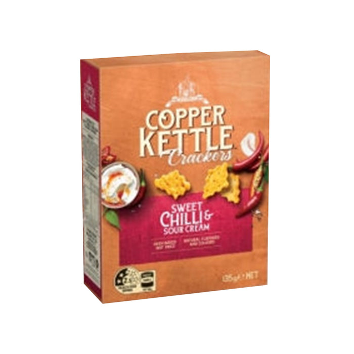 Copper Kettle Crackers Sweet Chilli & Sour Cream 135G