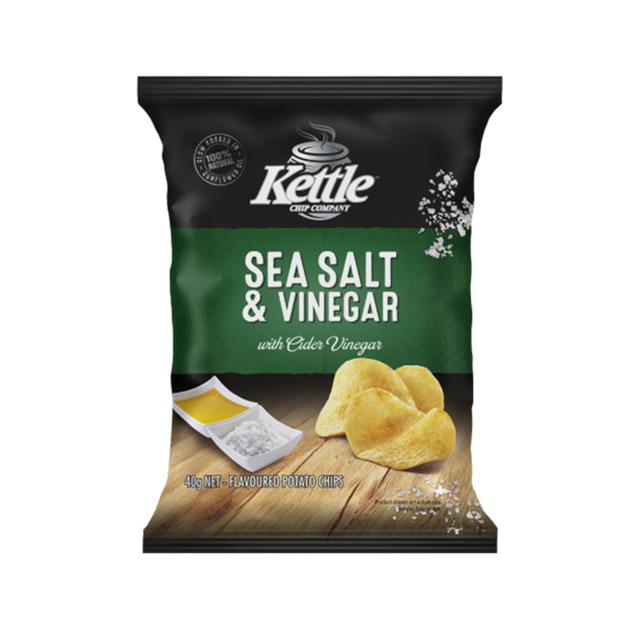 Kettle Chip Company Salt & Vinegar 40g