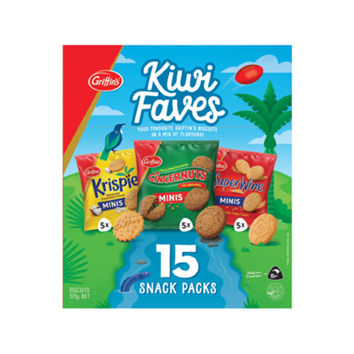 KIWI FAVES 15-PACK SNACK PACKS